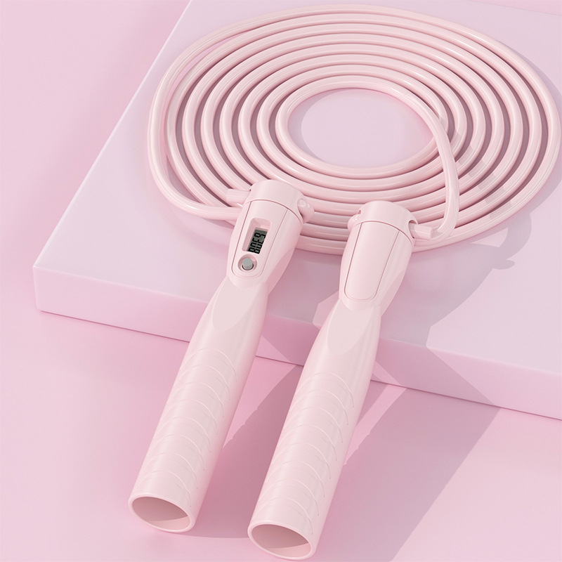 Sfoară de sărit cu numărător electronic și cronometru, material ABS, model Hx-2371, marcă Hx, pentru adulți