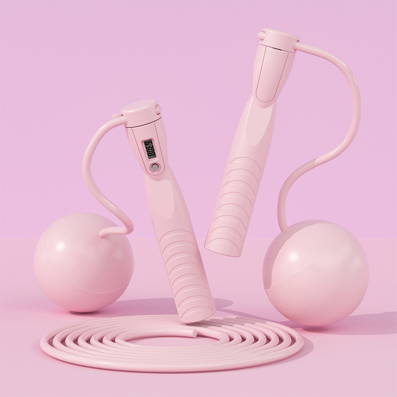 Sfoară de sărit cu numărător electronic și cronometru, material ABS, model Hx-2371, marcă Hx, pentru adulți