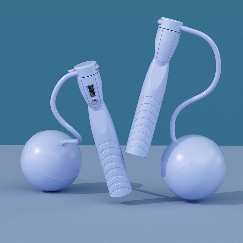 Sfoară de sărit cu numărător electronic și cronometru, material ABS, model Hx-2371, marcă Hx, pentru adulți