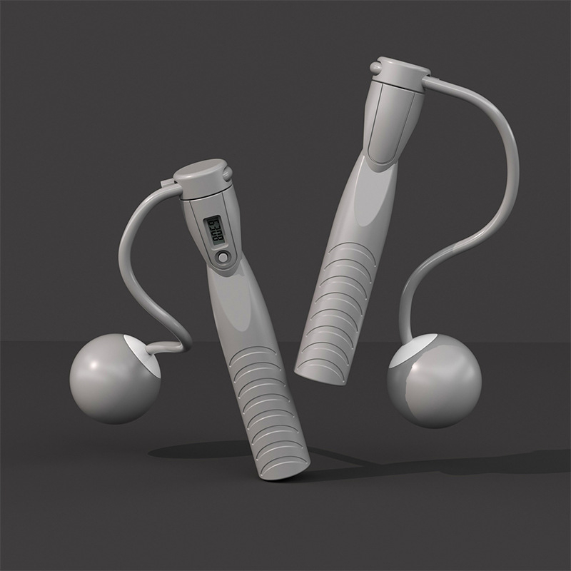 Sfoară de sărit cu numărător electronic și cronometru, material ABS, model Hx-2371, marcă Hx, pentru adulți