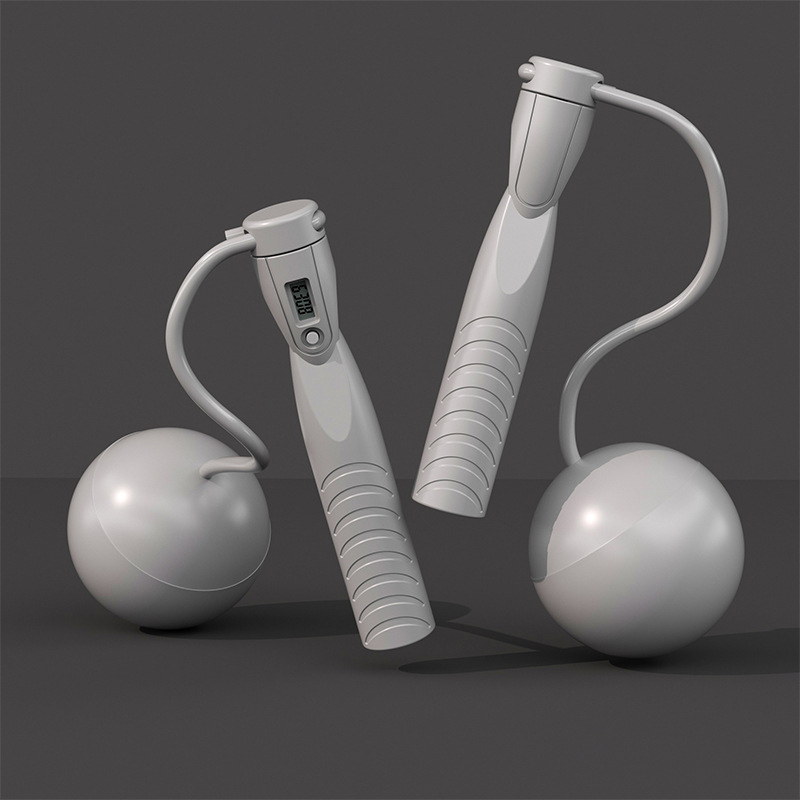 Sfoară de sărit cu numărător electronic și cronometru, material ABS, model Hx-2371, marcă Hx, pentru adulți