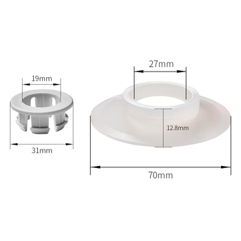 Etanșare din silicon SV01967 pentru accesorii de toaletă Ideal Standard, stil modern minimalist, procesare personalizată