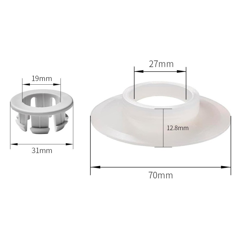 Etanșare din silicon SV01967 pentru accesorii de toaletă Ideal Standard, stil modern minimalist, procesare personalizată