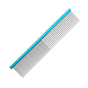 Četka za njegu kućnih ljubimaca za pse i mačke – drška od avionskog aluminija, nehrđajući čelični zubi – model 2032-74, univerzalna upotreba
