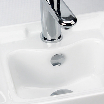 Capac decorativ pentru preaplinul chiuvetei – ABS plastic, montaj prin apăsare, stil light luxury