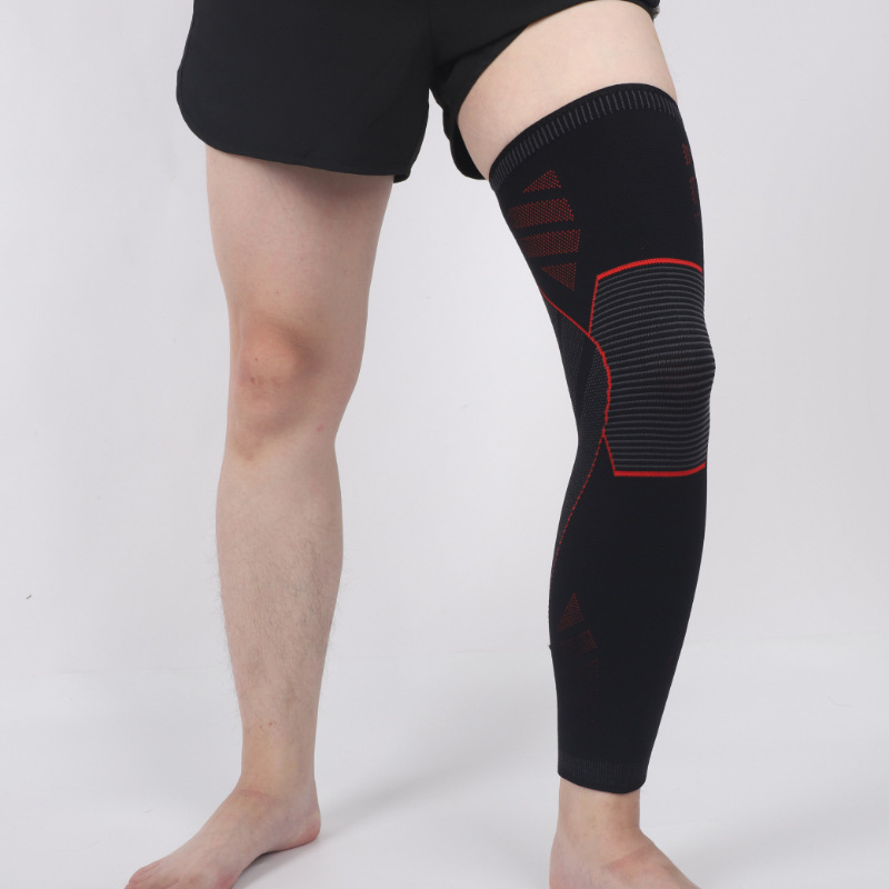 Unisex kompresijske koljeno zaštitne štitnike, prozračne i tople, dužni najlonski dizajn s spandex-lateksom, protuklizni, za trčanje, biciklizam i košarku, 8 sati nošenja