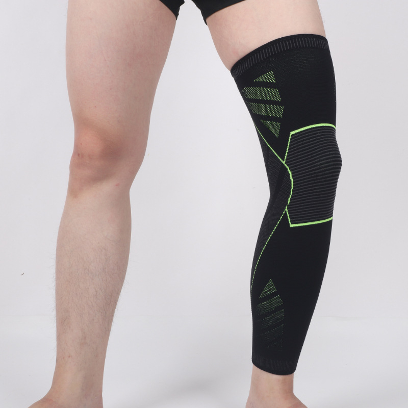 Unisex kompresijske koljeno zaštitne štitnike, prozračne i tople, dužni najlonski dizajn s spandex-lateksom, protuklizni, za trčanje, biciklizam i košarku, 8 sati nošenja