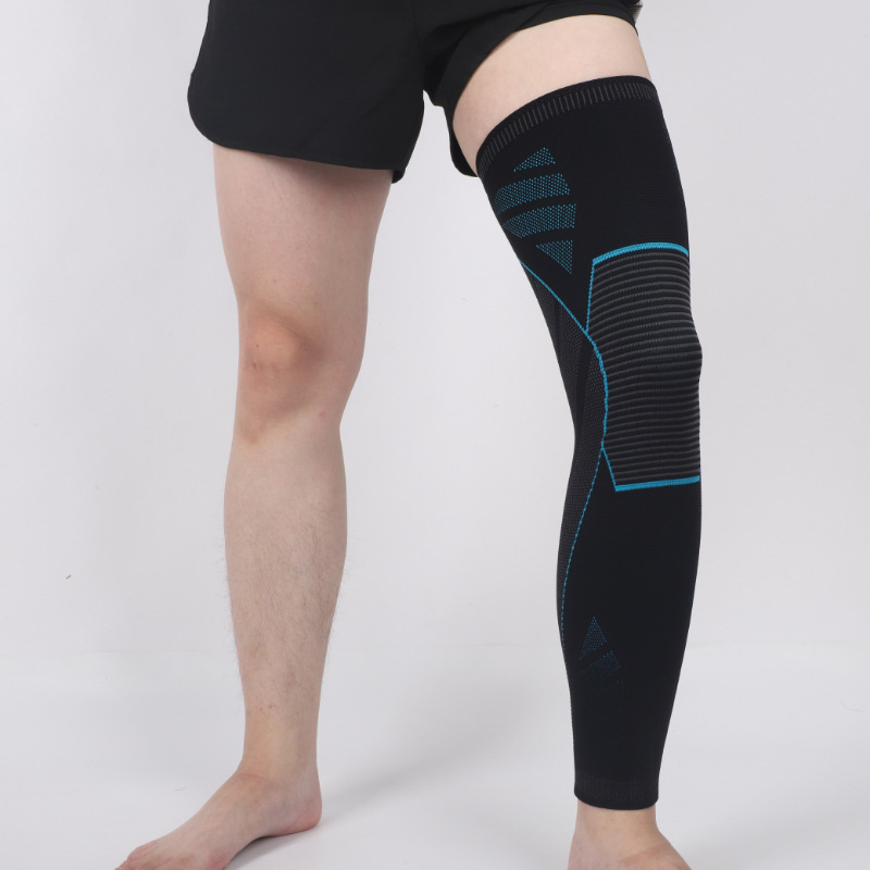 Unisex kompresijske koljeno zaštitne štitnike, prozračne i tople, dužni najlonski dizajn s spandex-lateksom, protuklizni, za trčanje, biciklizam i košarku, 8 sati nošenja