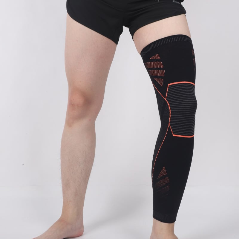 Unisex kompresijske koljeno zaštitne štitnike, prozračne i tople, dužni najlonski dizajn s spandex-lateksom, protuklizni, za trčanje, biciklizam i košarku, 8 sati nošenja