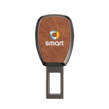 Extindere a curelei de siguranță pentru Smart Fortwo/ForTwo/ForFour – aliaj de zinc și piele, model: Smart safety belt extender