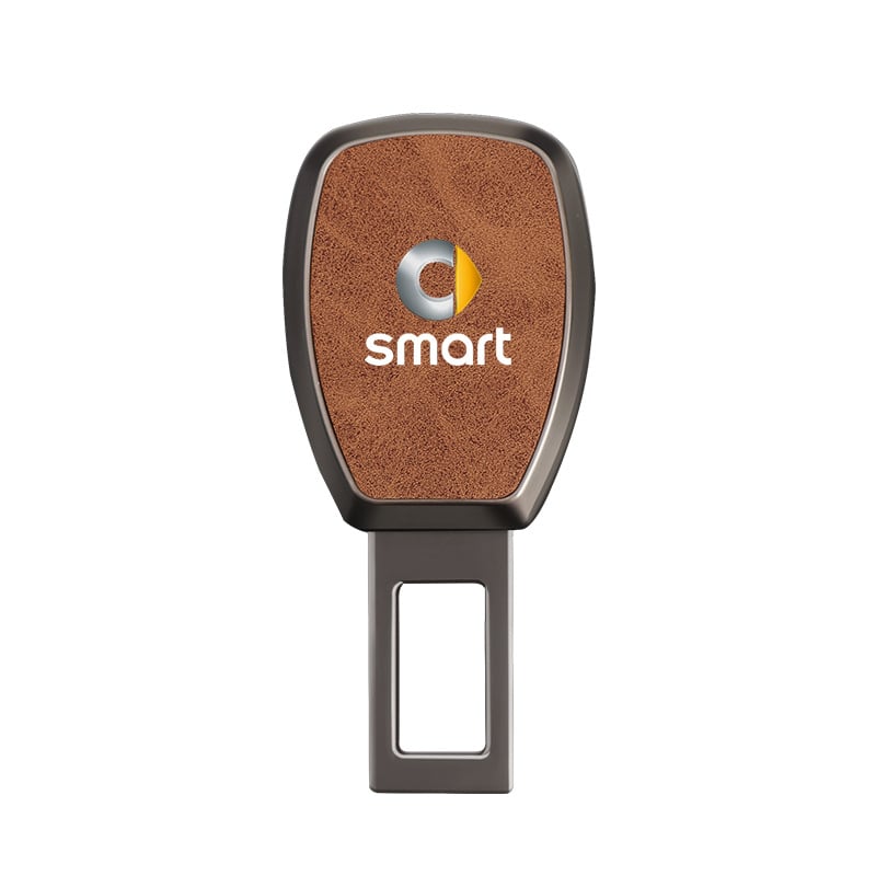 Extindere a curelei de siguranță pentru Smart Fortwo/ForTwo/ForFour – aliaj de zinc și piele, model: Smart safety belt extender