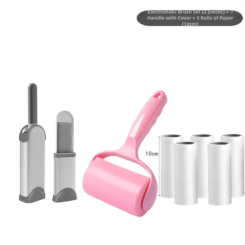 Čistič chlpov na oblečenie s elektrostatickým odstraňovaním prachu a valčekovým škrabkou, uvedený na trh v roku 2023