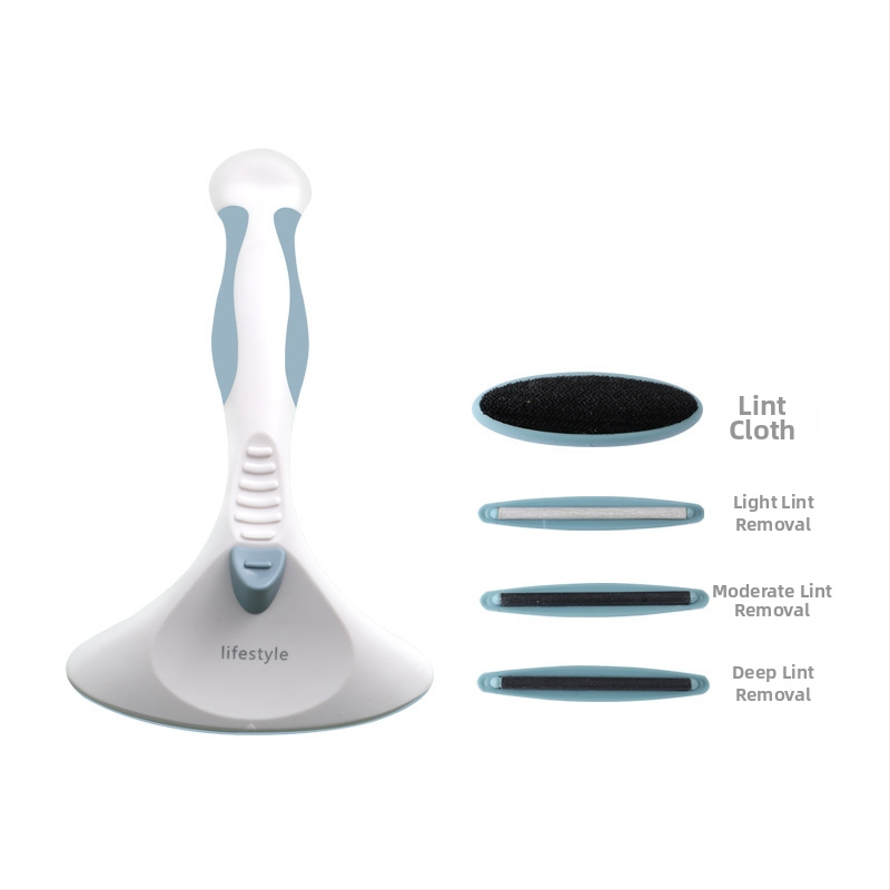 Čistič chlpov na oblečenie s elektrostatickým odstraňovaním prachu a valčekovým škrabkou, uvedený na trh v roku 2023