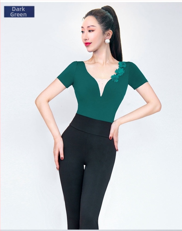 Боди за оформяне на фигурата за модерни танци — дамски, Crystal памук + млечен шёлк; 60% памук; модел XT1279