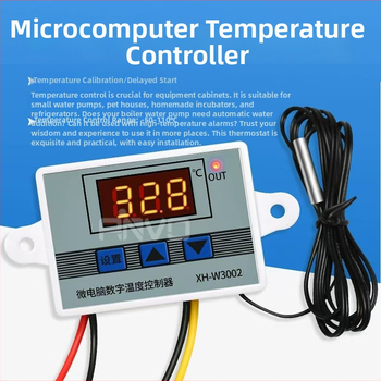 XH-W3002 digitális termosztát üvegházhoz – intelligens vezérlés és digitális kijelző