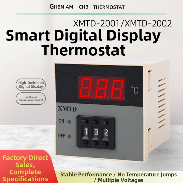 Xmtd-2001/2002 Pt100E digitálny regulátor teploty, vstup typu K, kompaktná verzia