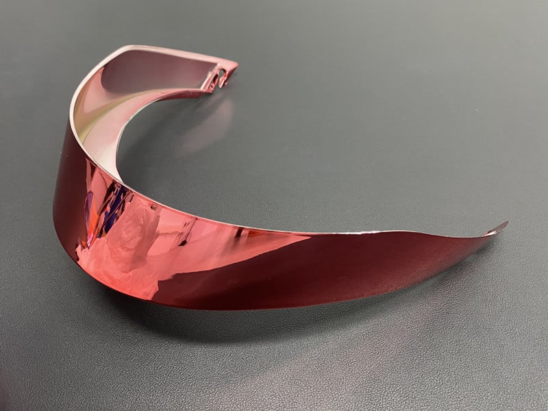 Spoiler spate pentru cască Pista: compatibil cu GPR, GPRR, Corsa R; material ABS; nr piesă 19040010902; pentru adulți