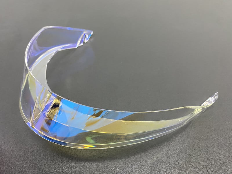 Spoiler spate pentru cască Pista: compatibil cu GPR, GPRR, Corsa R; material ABS; nr piesă 19040010902; pentru adulți