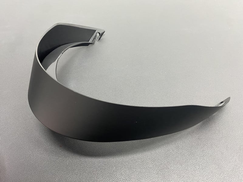 Spoiler spate pentru cască Pista: compatibil cu GPR, GPRR, Corsa R; material ABS; nr piesă 19040010902; pentru adulți