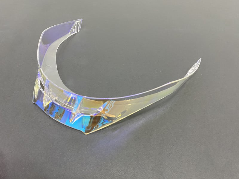 Spoiler spate pentru cască Pista: compatibil cu GPR, GPRR, Corsa R; material ABS; nr piesă 19040010902; pentru adulți