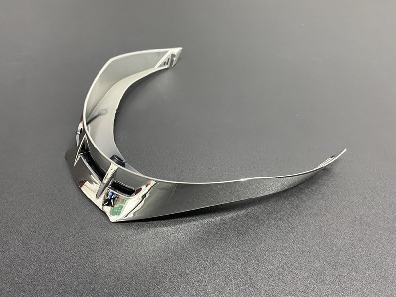 Spoiler spate pentru cască Pista: compatibil cu GPR, GPRR, Corsa R; material ABS; nr piesă 19040010902; pentru adulți