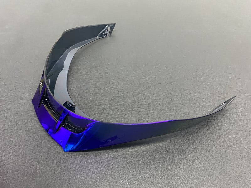 Spoiler spate pentru cască Pista: compatibil cu GPR, GPRR, Corsa R; material ABS; nr piesă 19040010902; pentru adulți