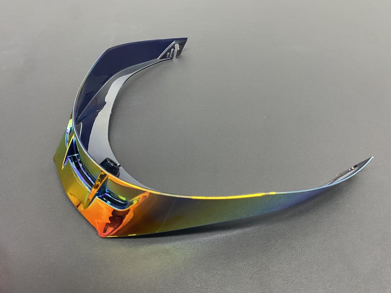 Spoiler spate pentru cască Pista: compatibil cu GPR, GPRR, Corsa R; material ABS; nr piesă 19040010902; pentru adulți