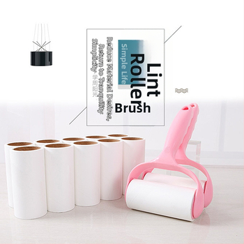 Guolin plastový valec na chĺpky – lepiaca rolka s odlepovacími listami, na oblečenie, odstraňovanie chĺpkov, moderný minimalistický dizajn