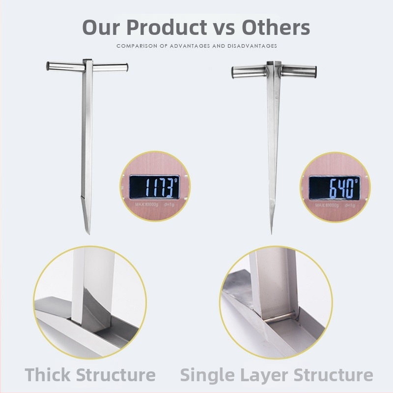 Nôž na jackfruit – nerezová oceľ, viacfunkčný nástroj na odstránenie jadra a rozdelenie ovocia