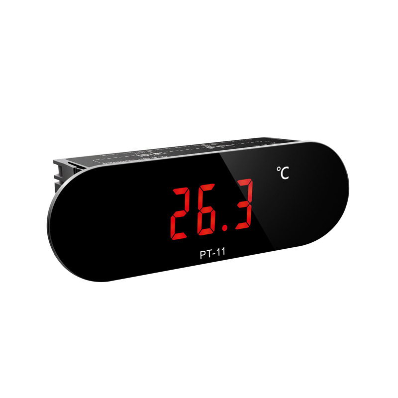 Ringder Pt-11 mini hűtőhőmérő, digitális kijelző, beépített ház, pontosság ±1°C