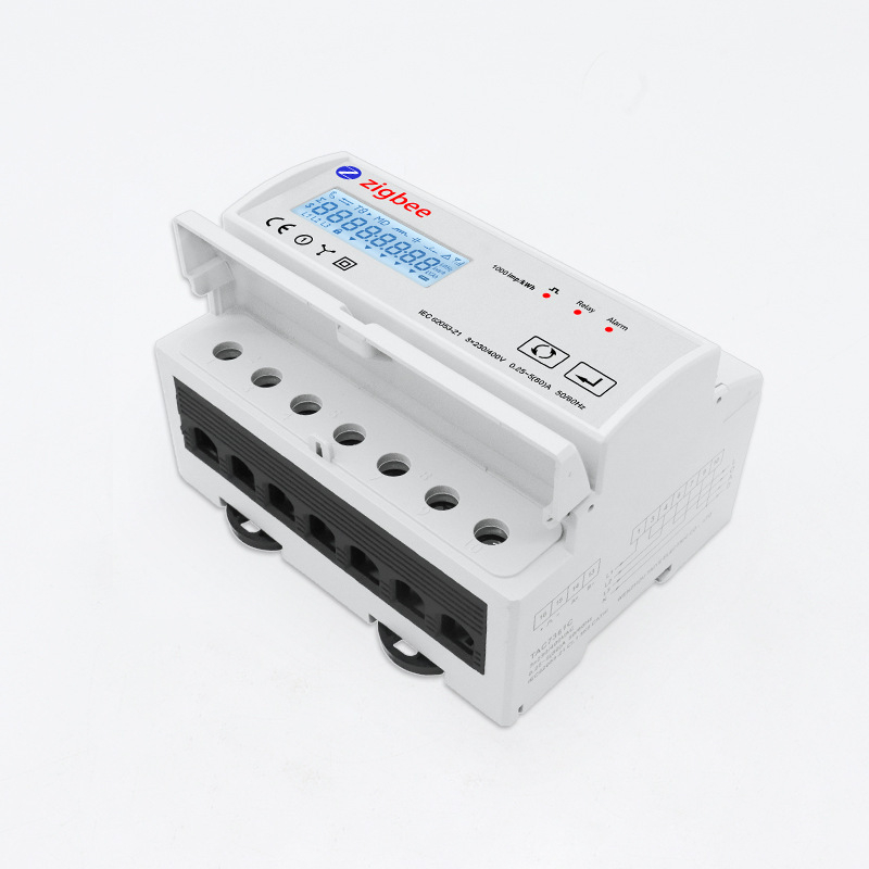Tac7361C Трифазен мултифункционален релсов електромер, интелигентен, безжичен Zigbee, 230 VAC
