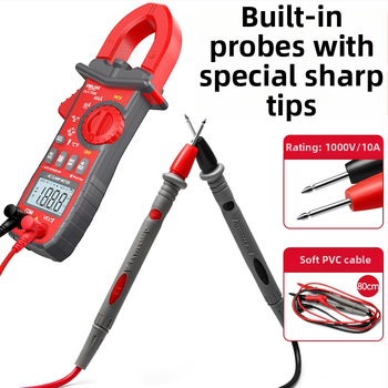 Delixi 1708A clamp meter – Plne automatické meranie napätia AC/DC