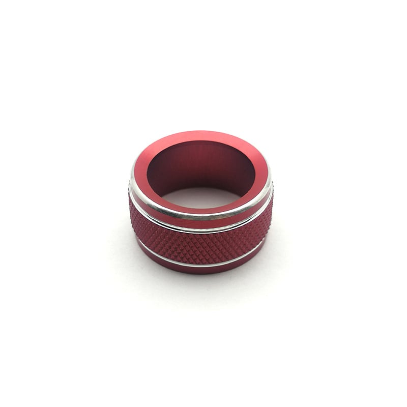 Accesoriu auto audio – aliaj de aluminiu; inel pentru butonul de control al climatizării și inel pentru oglindă; Origine: Guangdong; Personalizare disponibilă