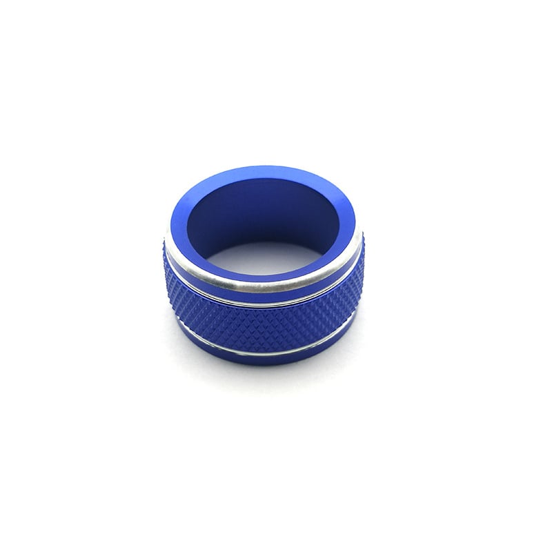 Accesoriu auto audio – aliaj de aluminiu; inel pentru butonul de control al climatizării și inel pentru oglindă; Origine: Guangdong; Personalizare disponibilă