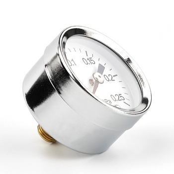 Manometru de presiune de precizie, model Y-40Z/0.25MPa, interval de măsurare 0–0.25 MPa, acuratețe 1.6, filet extern 1/8"