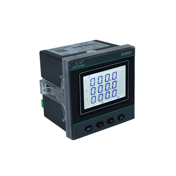 Трифазен LCD мрежов мултифункционален електромер RS485 ES96DY, висока прецизност