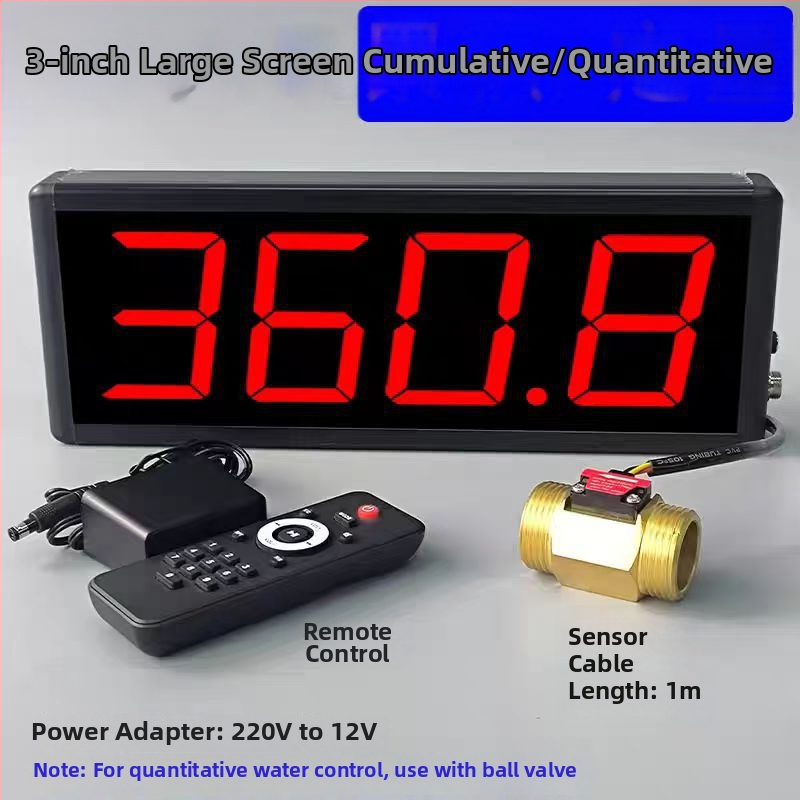 Alarm vody a detektor prúdu pre kvapaliny v potrubí, rozsah merania 36–4200 L/h