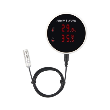 Soan/Sanan Wi-Fi senzor temperatură și umiditate cu alarmă și înregistrare, controler montat pe perete cu notificări prin aplicație