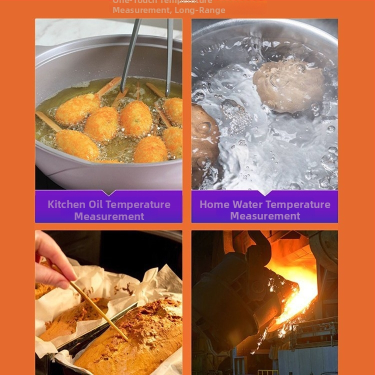 DL333380 инфрачервен термометър за индустриална употреба, цифров дисплей, време за реакция 500 ms