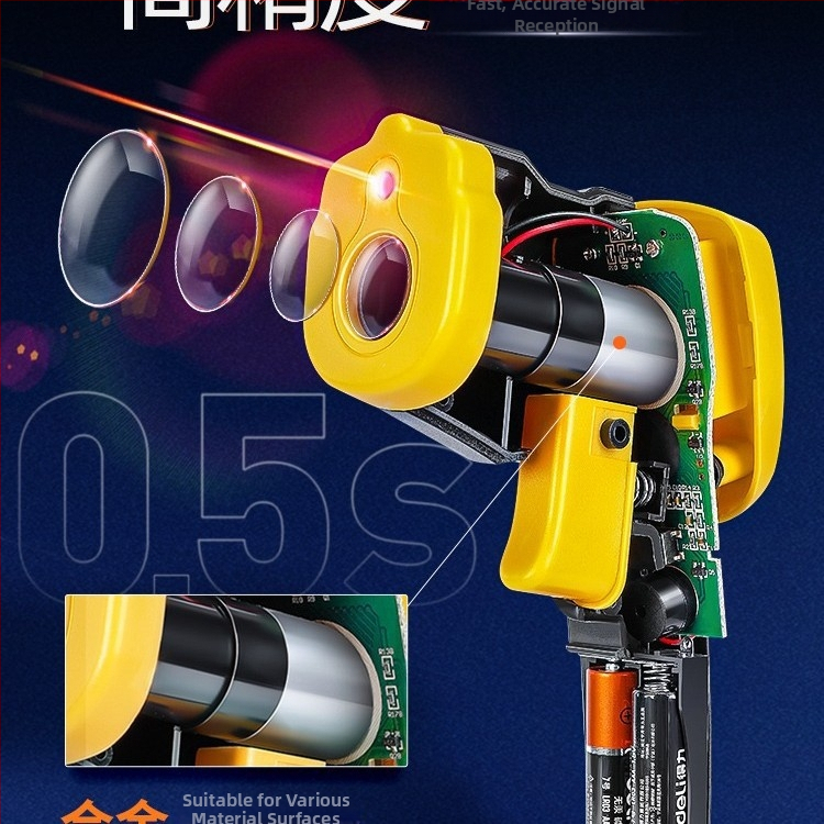 DL333380 инфрачервен термометър за индустриална употреба, цифров дисплей, време за реакция 500 ms