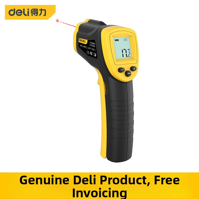 DL333380 инфрачервен термометър за индустриална употреба, цифров дисплей, време за реакция 500 ms