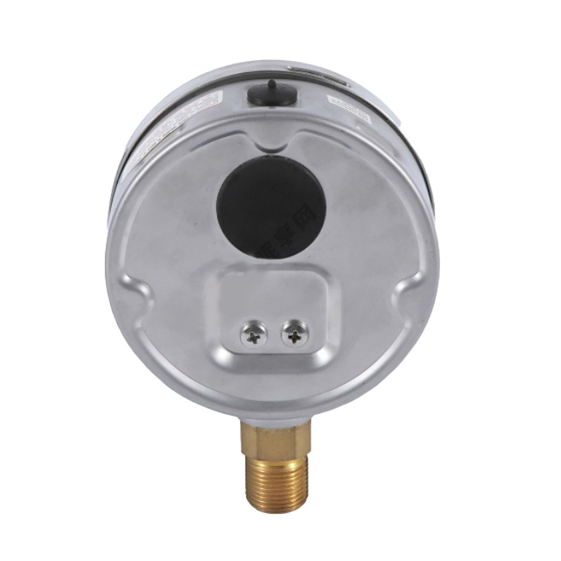 Μετρητής πίεσης Bourdon σωλήνας, εύρος μέτρησης 0-0.1 MPa, ακρίβεια κατηγορίας 1.6, σπειρωμένη σύνδεση, θερμοκρασία περιβάλλοντος -40 έως 70 °C, μάρκα Chuan Yi