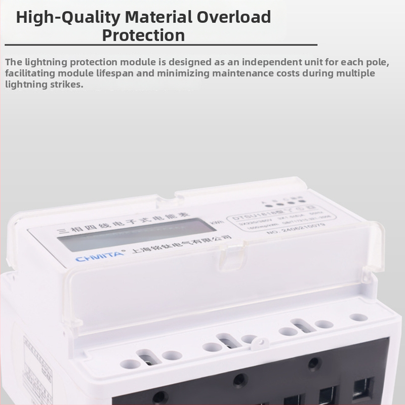 Трифазен електронен енергиен измервател с четири проводника 3Va1 — марка Ming titanium electric, модел 3Va1, код 001