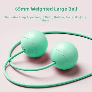 Accesoriu pentru minge mare pentru coardă de sărit fără sârmă | Material: TPR; Greutate minge: 70 g; Lungime coardă: 300 mm; Brand: Yu Point