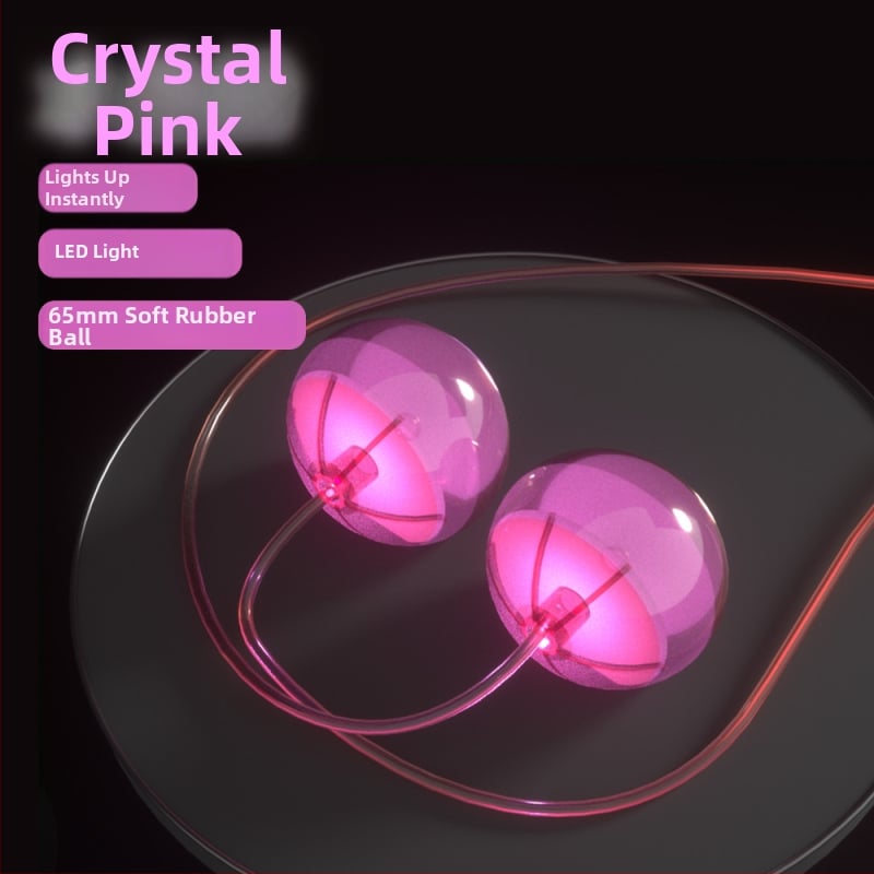 Accesoriu pentru minge mare pentru coardă de sărit fără sârmă | Material: TPR; Greutate minge: 70 g; Lungime coardă: 300 mm; Brand: Yu Point