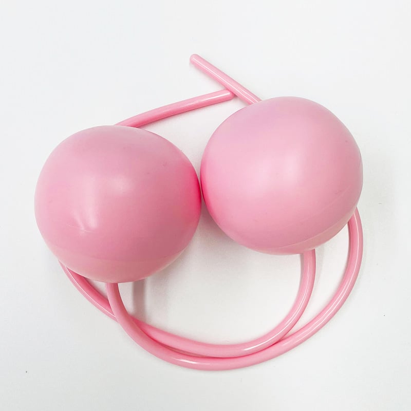 Accesoriu pentru minge mare pentru coardă de sărit fără sârmă | Material: TPR; Greutate minge: 70 g; Lungime coardă: 300 mm; Brand: Yu Point