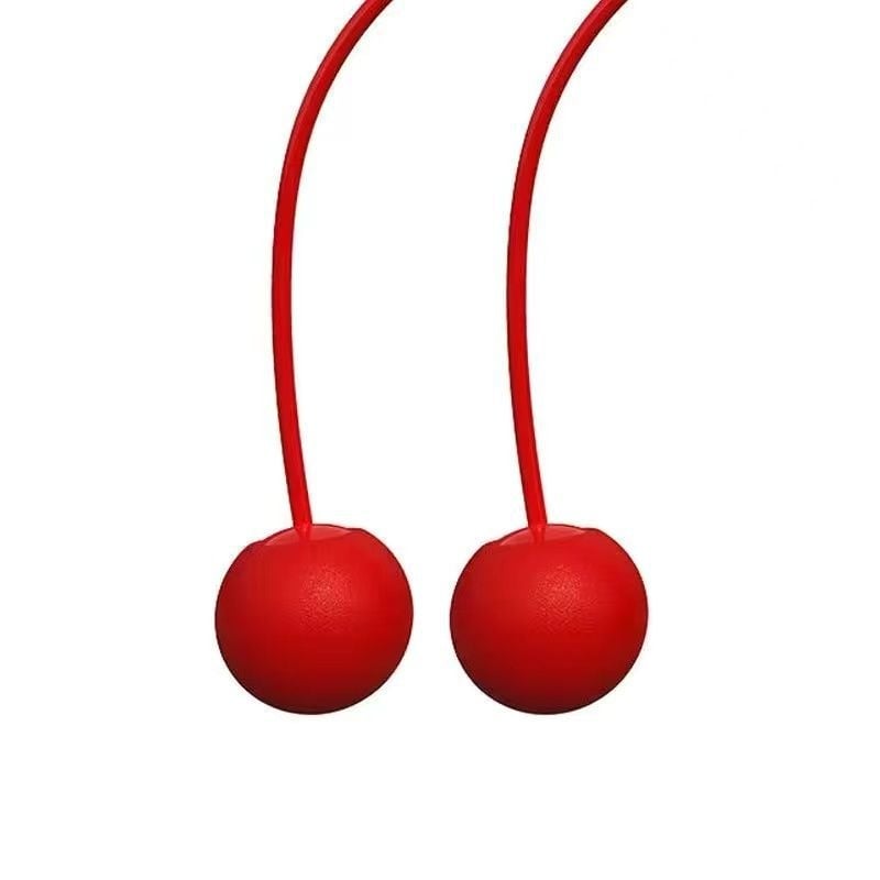 Accesoriu pentru minge mare pentru coardă de sărit fără sârmă | Material: TPR; Greutate minge: 70 g; Lungime coardă: 300 mm; Brand: Yu Point