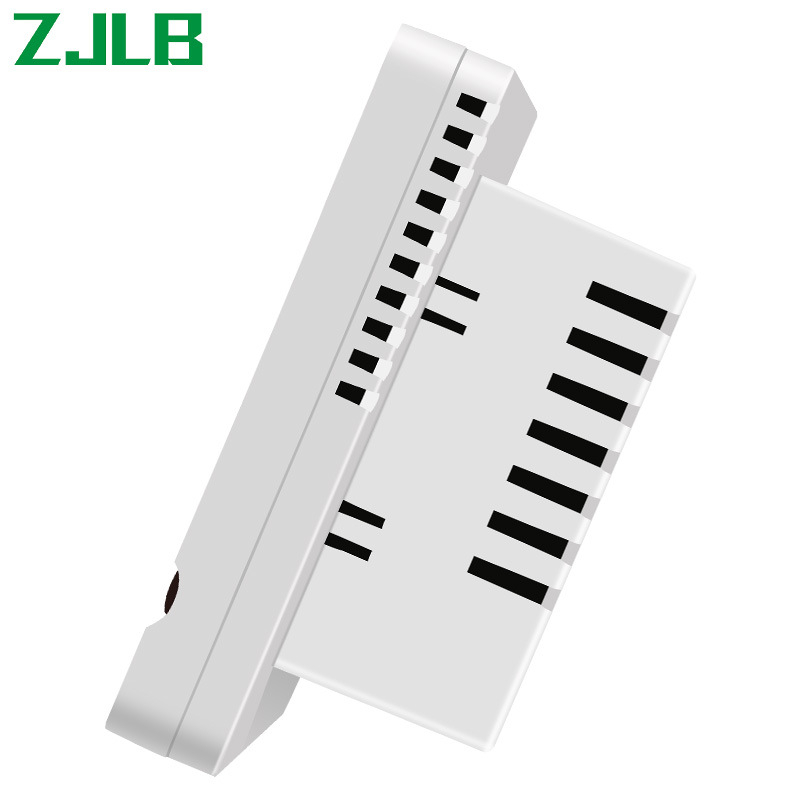 Termostatsko upravljanje podnim grijanjem s digitalnim zaslonom, inteligentni regulator temperature, tip 86; raspon temperature 5–35 °C, točnost mjerenja 2 °C, instalacija: napajanje, radno napajanje 220 V