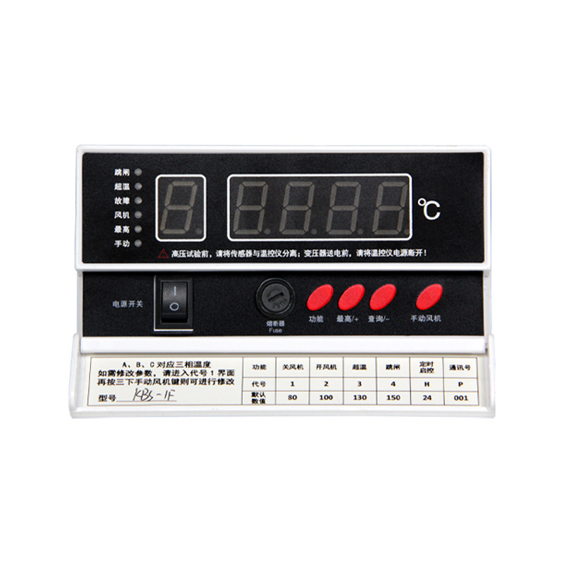 BWD-3K130A Elektronički termostat za suhi transformator s digitalnim zaslonom, ugrađena instalacija, 220V