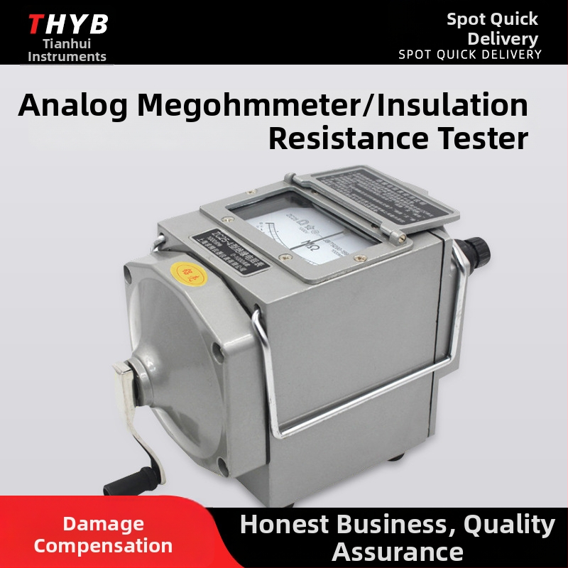 Ručný megohmmetr ZC25-3/ZC25-4, 0-500 MΩ, 500/1000/2500 V, presnosť 0,1%